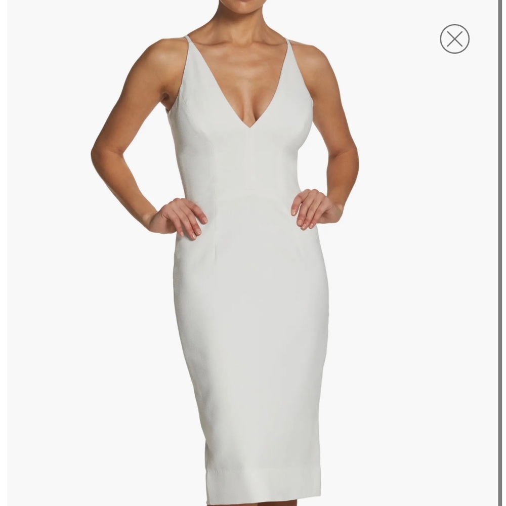 Dress the Population White Dress Small